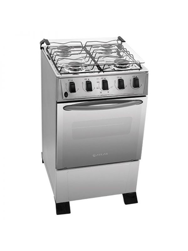 COCINA A GÁS ATLAS MONACO INOX (AC4MI)