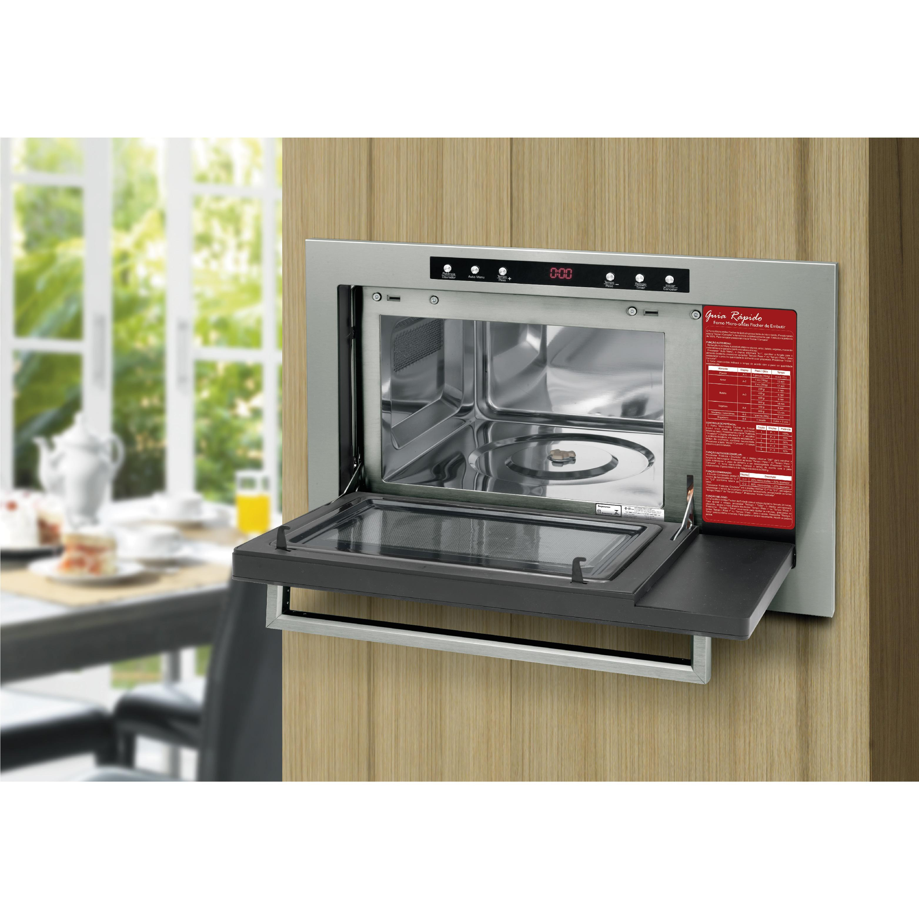 HORNO FISCHER MICROONDAS 25 LITROS INFINITY (25378-55522)