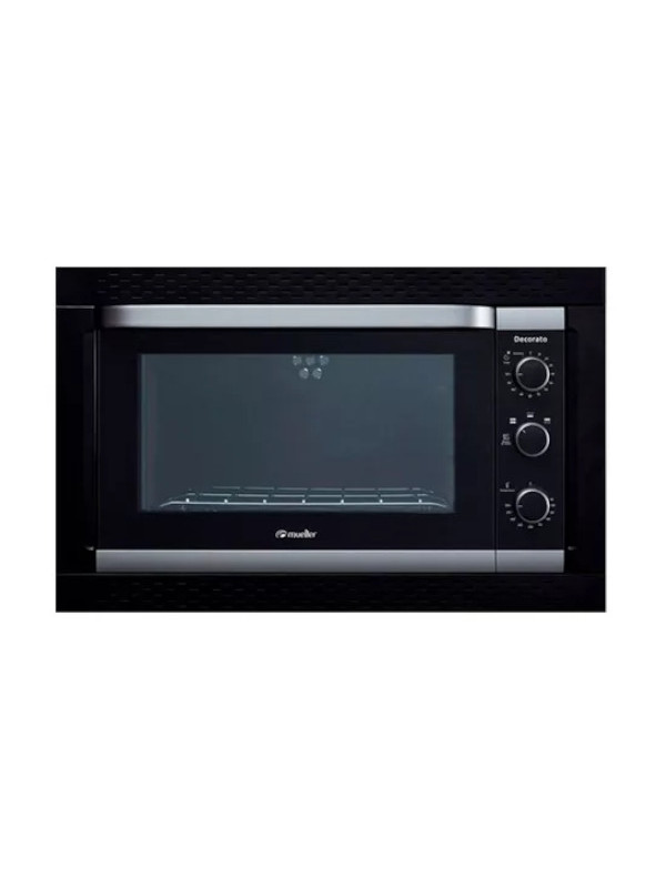 Horno Eléctrico Mueller Decorato G3 Negro 44Lts