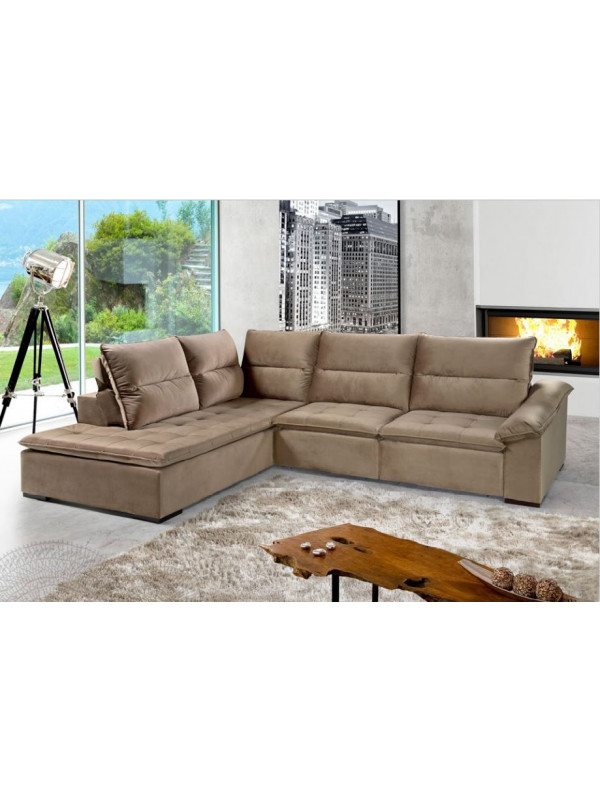 SOFÁ NATURE SAHARA ESQ. CON CHAISE LI G1 (SA-63G1-LI)