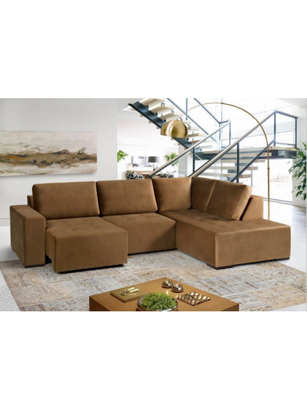 SOFÁ NATURE QUARTO ESQ. CON CHAISE LD G1 (QU-122-G1 LD)