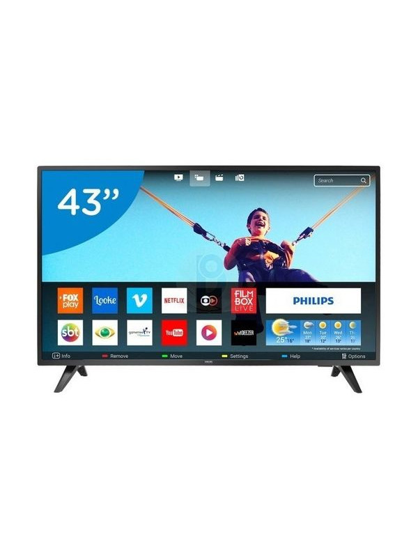 TV PHILIPS SMART HD 43' HDMI USB + NETFLIX (262TV43PFD5813)