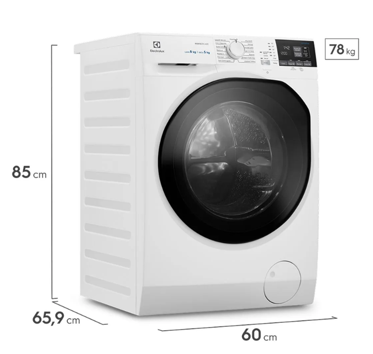 Lava-secarropas Electrolux Sense Inverter 8/5Kg