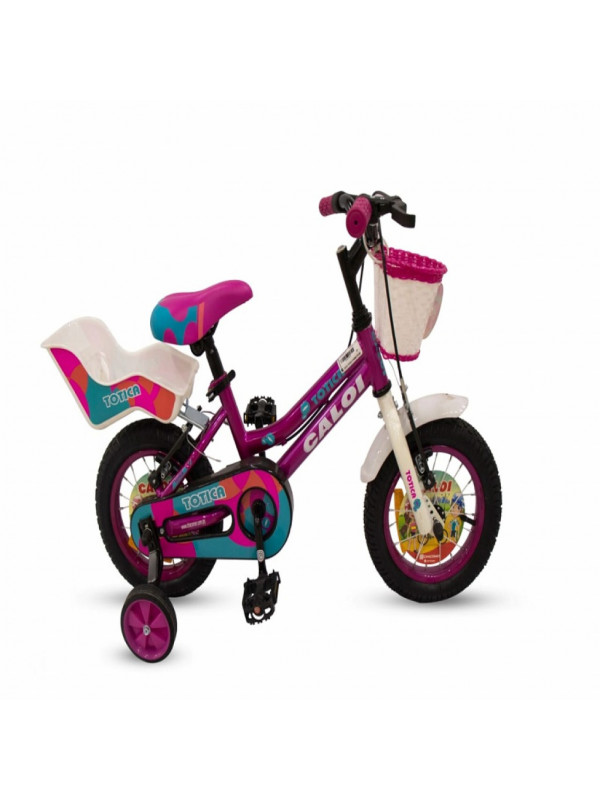 BICICLETA CALOI NEW TOTICA ARO 12 NENA FUCSIA