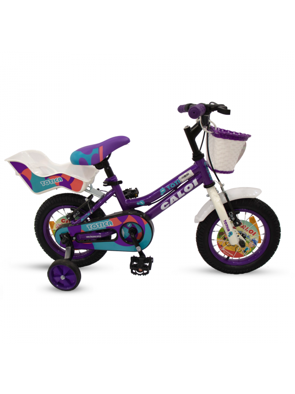 BICICLETA CALOI NEW TOTICA ARO 12 NENA LILA