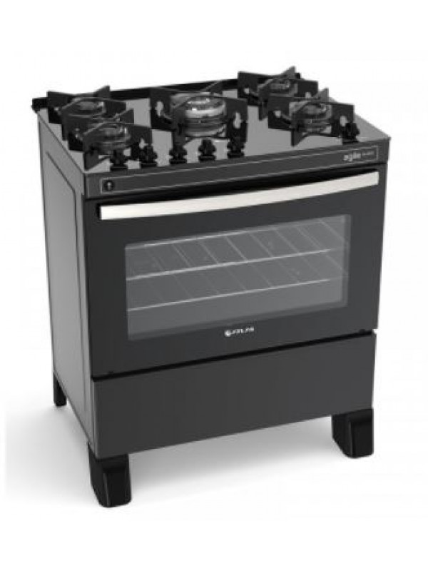 COCINA ATLAS AGILE UP GLASS 5H. NEGRO TPL (300000885)