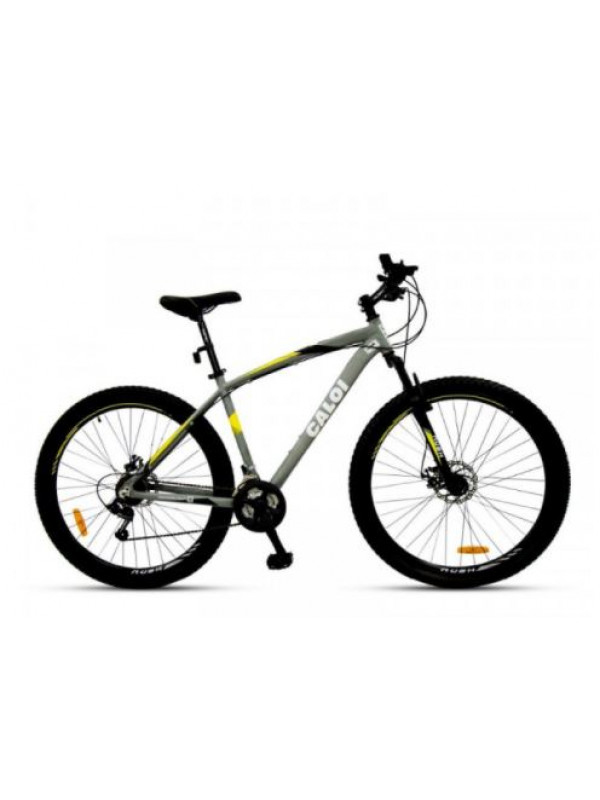 BICICLETA CALOI ALUMINIO HUNTER 29 PLATA/AMARILLO