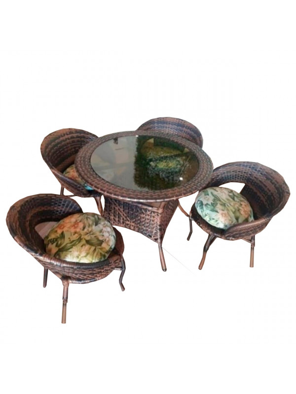 CONJUNTO SUSANA CON 4 SILLAS (525)