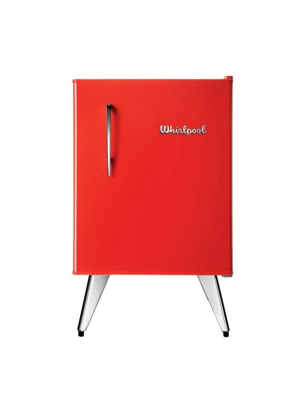 FRIGOBAR WHIRLPOOL VINTAGE ROJO 80 LITROS. (HEWHWRA08BVDW)