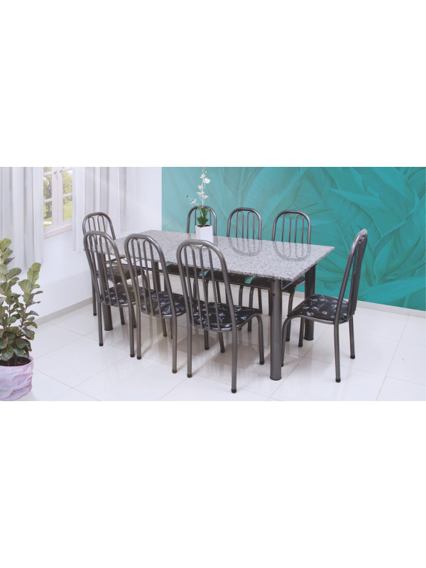 COMEDOR QUALITY 190X90 CON 8 SILLAS