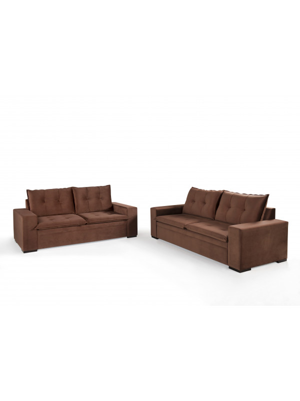 SOFA GLAMOUR RECTO 2L. GL-145 MED. 286CM. G1.