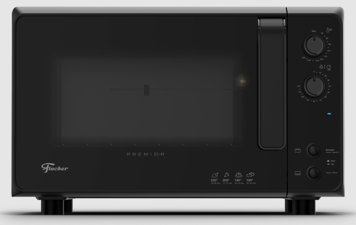 HORNO FISCHER 48LT. PREM.(29420-70308)C/DOR. BLACK