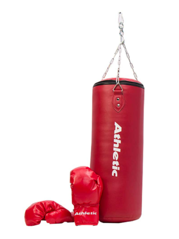 Bolsa de Boxeo 15Kg + Guantes Atlhetic