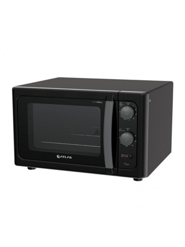 HORNO ATLAS ELECT. 44LT. NEGRO 300GRD. 1750W