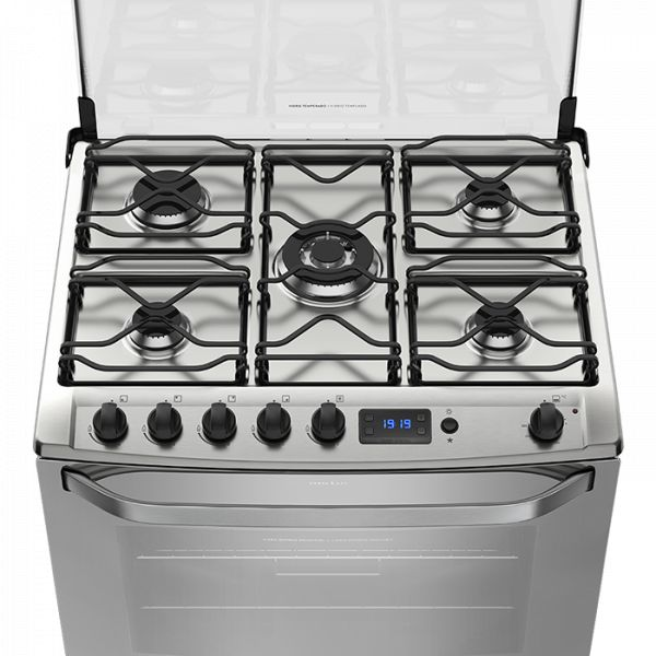 COCINA ELECTROLUX 5H. 1HORNO A GAS 96,5 LTS 76GSR INOX