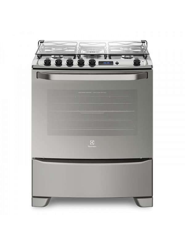 COCINA ELECTROLUX 5H. 1HORNO A GAS 96,5 LTS 76GSR INOX