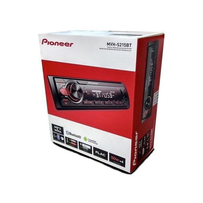 TOCA CD USB P/ AUTO PIONNER C/ BLUETOOTH