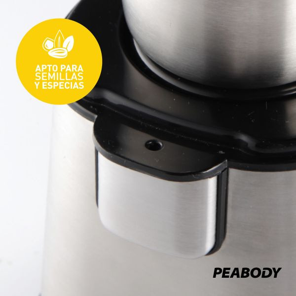 MOLINILLO DE CAFÉ ELECT. PEABODY INOX (PE-MC9100)