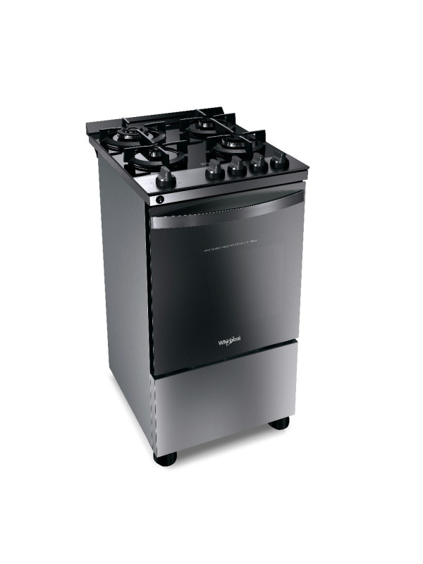 COCINA A GAS WHIRLPOOL 4H. MESADA INOX (WF04VBR)