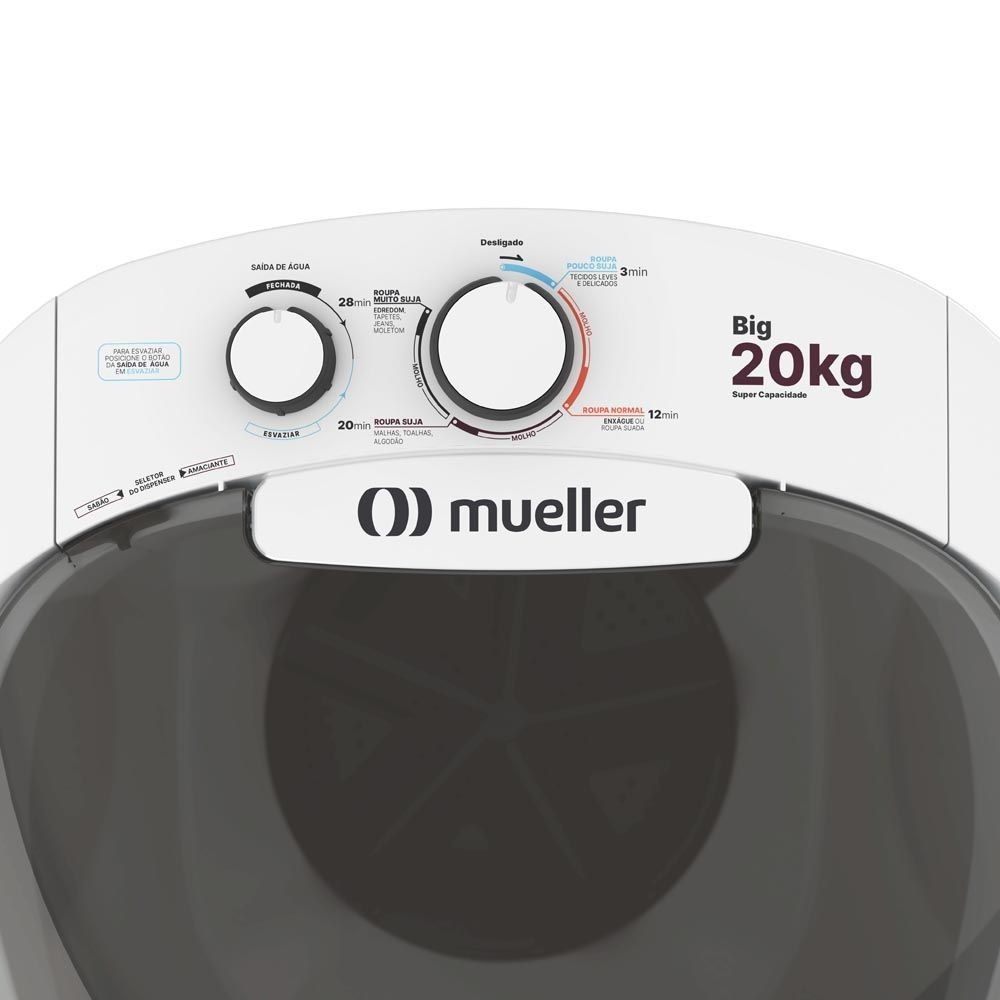 LAV. MUELLER BIG 20.1KG BLANCO  220V - 50HZ