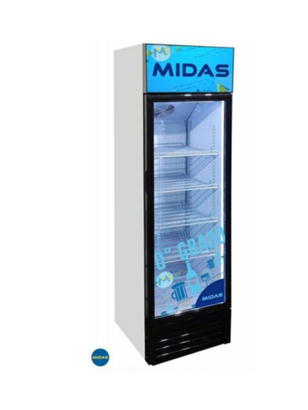 VISICOOLER MIDAS 290L P/CERVEZA 1P. DE VIDRIO -6º