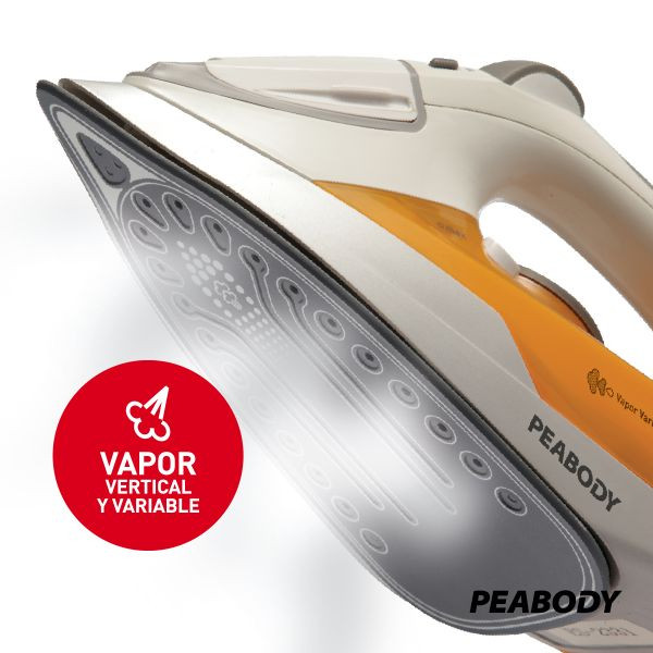 PLANCHA PEABODY CERAMICA A VAPOR MOD. PE-PVC33