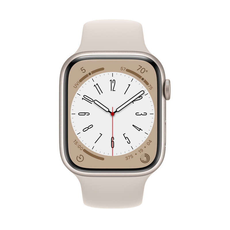 RELOJ. APPLE WATCH S8 45MM STARLIGHT MNU