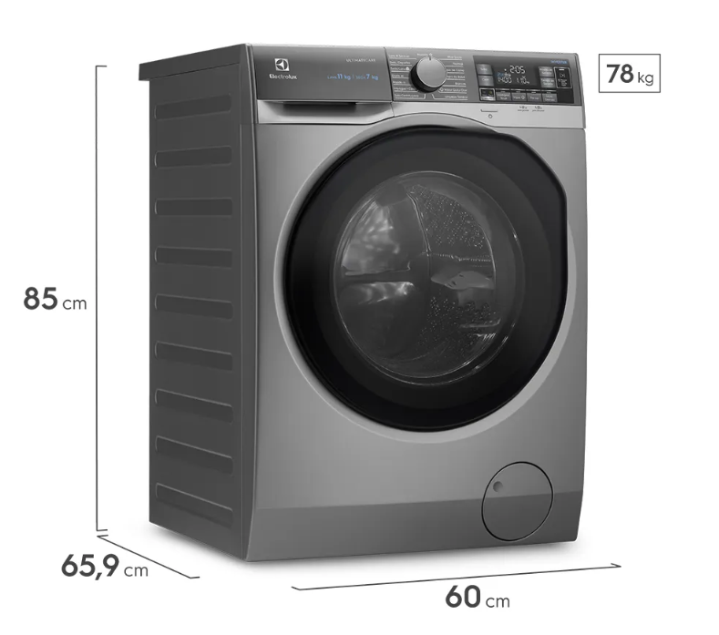 Lavasecarropa Electrolux Inverter 11/7Kg