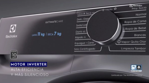 Lavasecarropa Electrolux Inverter 11/7Kg