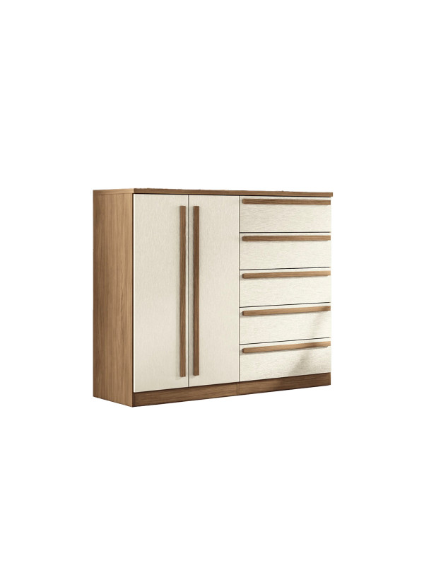 Cômoda Málaga Gold 2.5 Jatoba/Arena