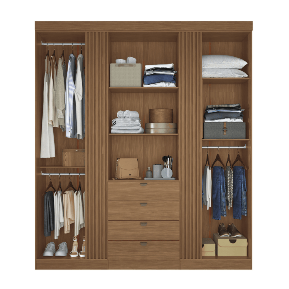 Ropero Aurora 3.3 Puertas Jatoba/Jatoba