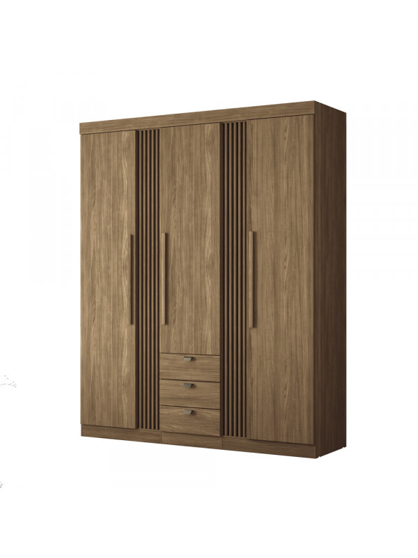 Ropero Aurora 3.3 Puertas Jatoba/Jatoba