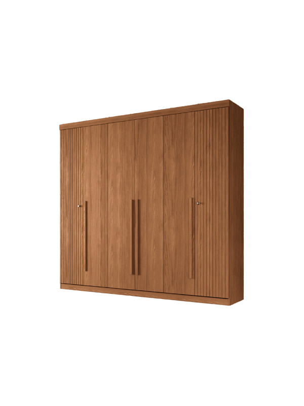 Ropero Buriti 6 Puertas Jatoba/Jatoba