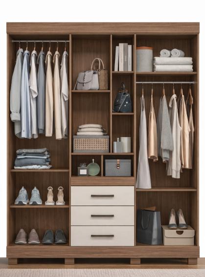 Ropero New Star 5.3 C/Espejo Jequitiba/Off