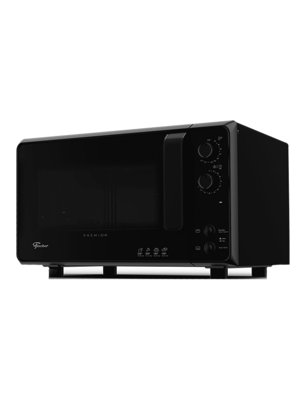 Horno Eléctrico Fischer Premium Negro 48Lts