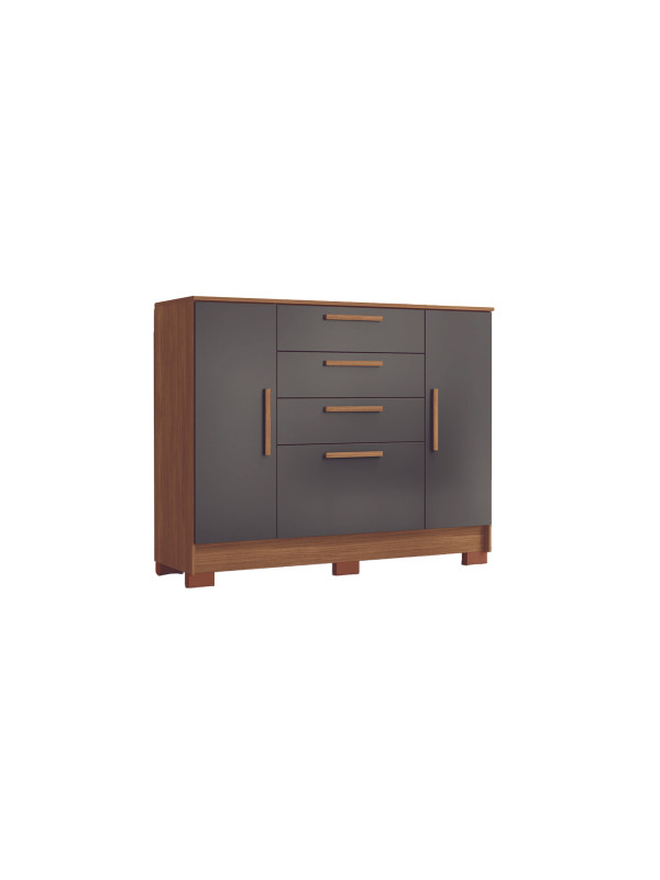 Cômoda Pinhais 2.4 Jatoba/Grafite