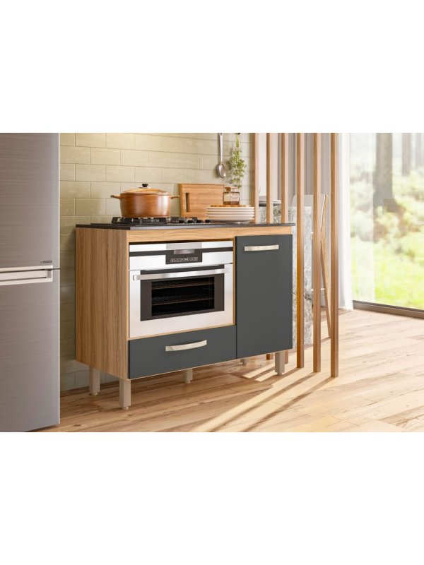 Balcon p/ Cooktop 1,05m Fit Freijo/Chumbo