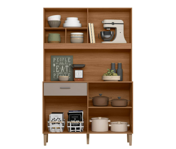 Kit Cocina Erva Doce 1,20m Freijo/Off White