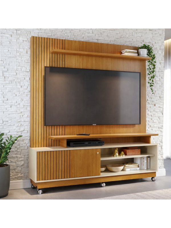 Home Theater Ares Madetec C/ Rueditas Cinamomo/Off White