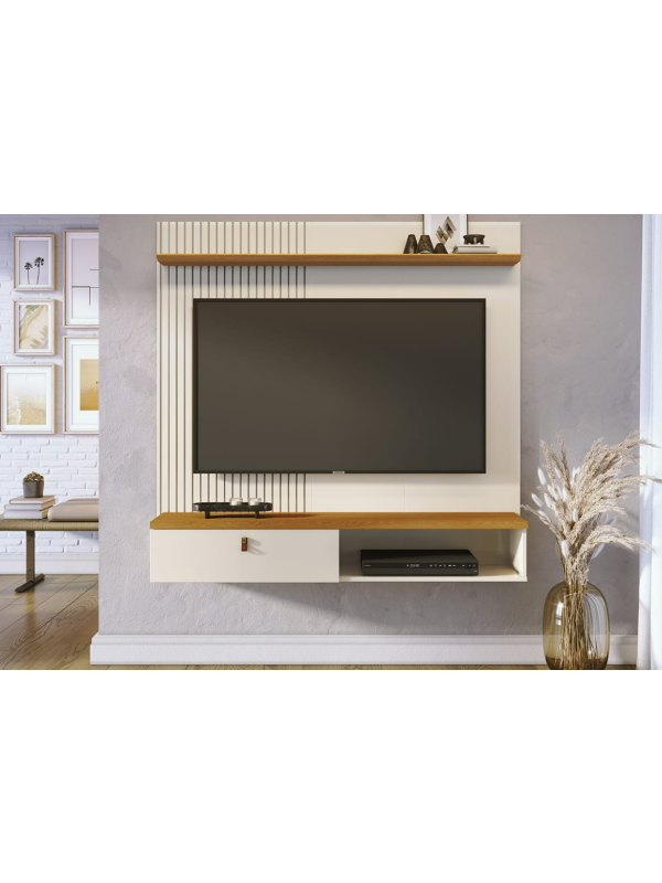 Bancada Suspensa Iris Cinamomo/Off White