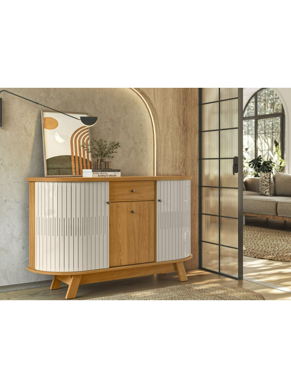 Buffet Monza Cinamomo/Off White