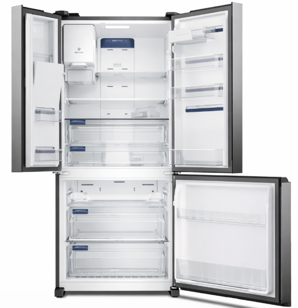 Heladera Electrolux Frío Seco Multidoor Inverter 538L Inox