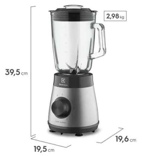 Licuadora Electrolux Vidrio 700W 1,95L