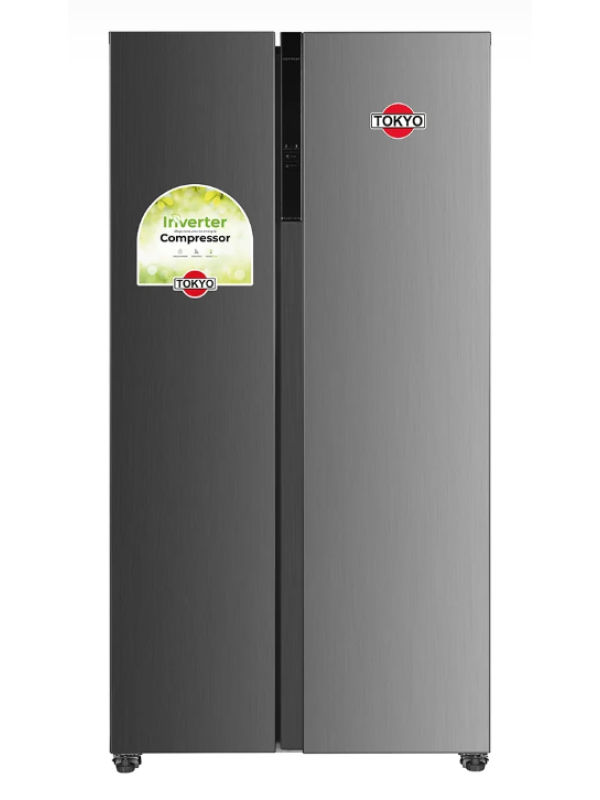 Heladera Tokyo Side By Side Inox Inverter
