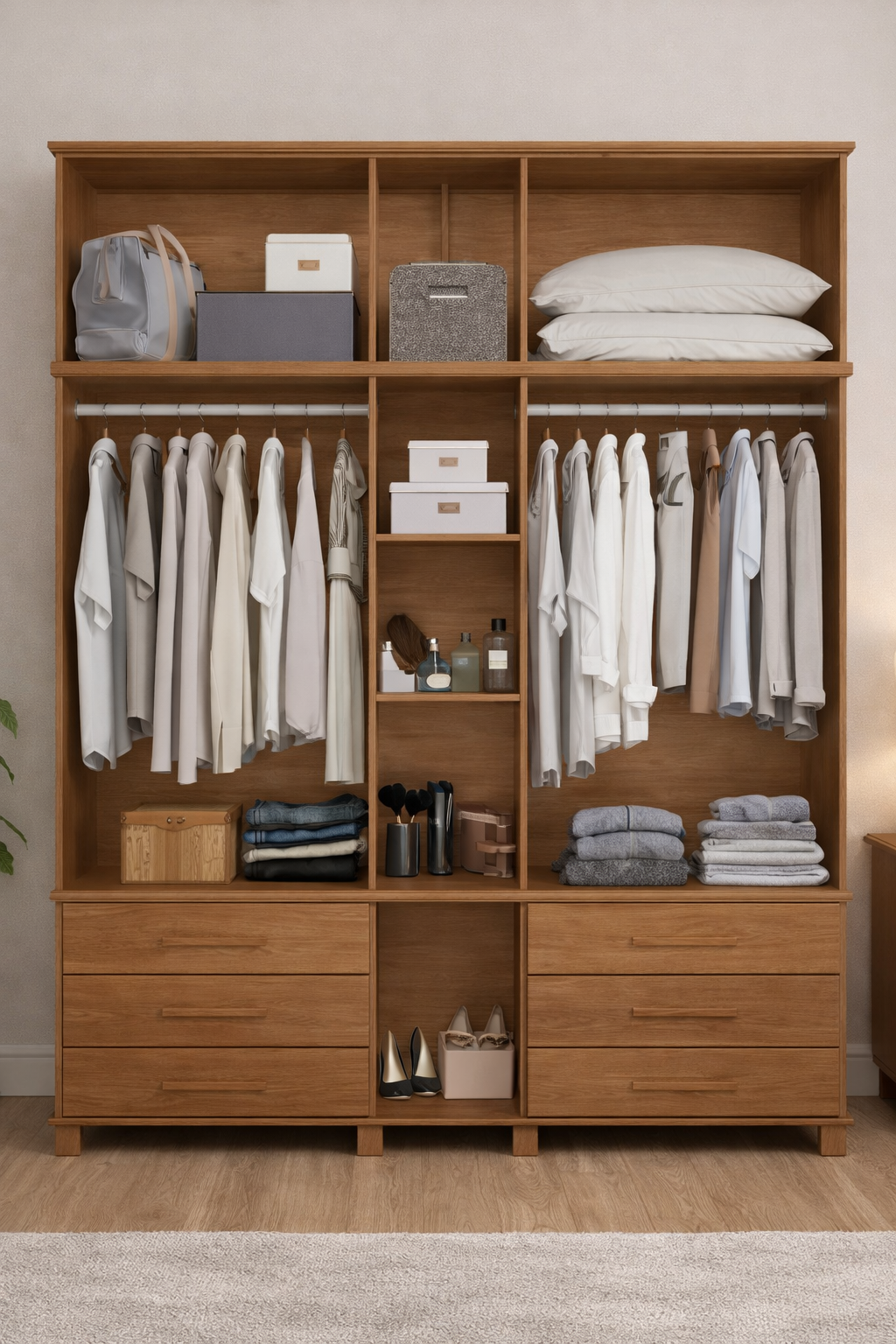 Ropero Londres 11.6 C/Espejo jatoba