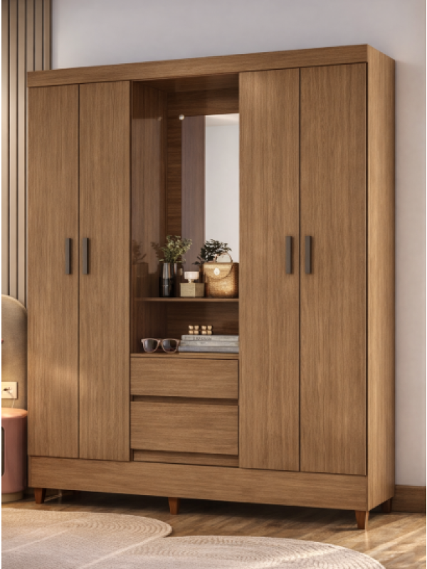 Ropero Fit $.2 Capelinha C/Pies Jequitiba/Jequitiba