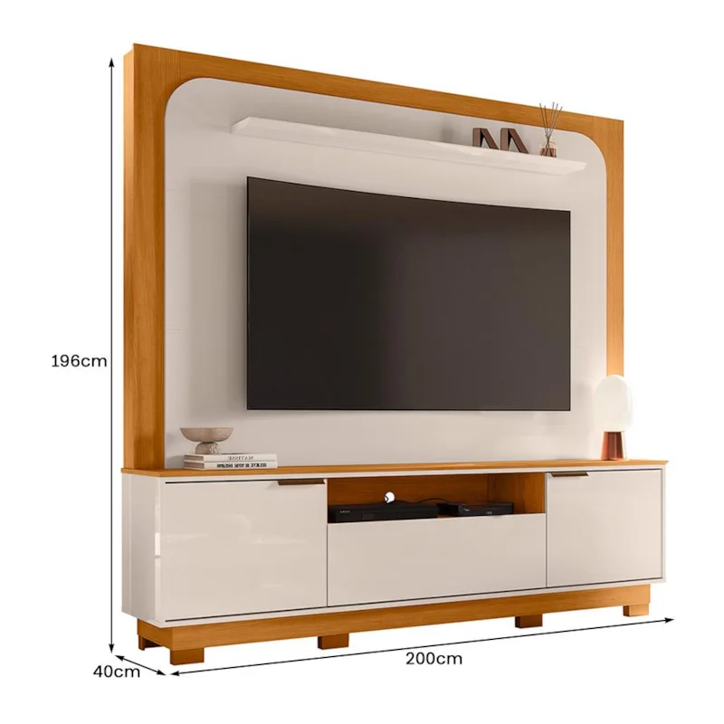 Home Theater Nilo Madetec C/Pies  Cinamomo/ Off White