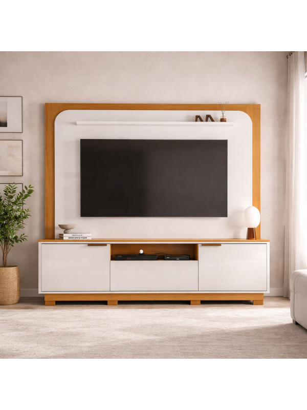 Home Theater Nilo Madetec C/Pies  Cinamomo/ Off White