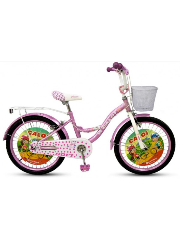 BICICLETA CALOI SOFI ARO 20 ROSADO