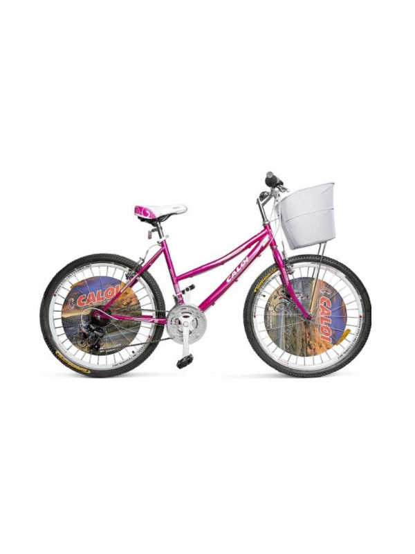 BICICLETA CALOI CALIFORNIA ARO 20 ROSADO